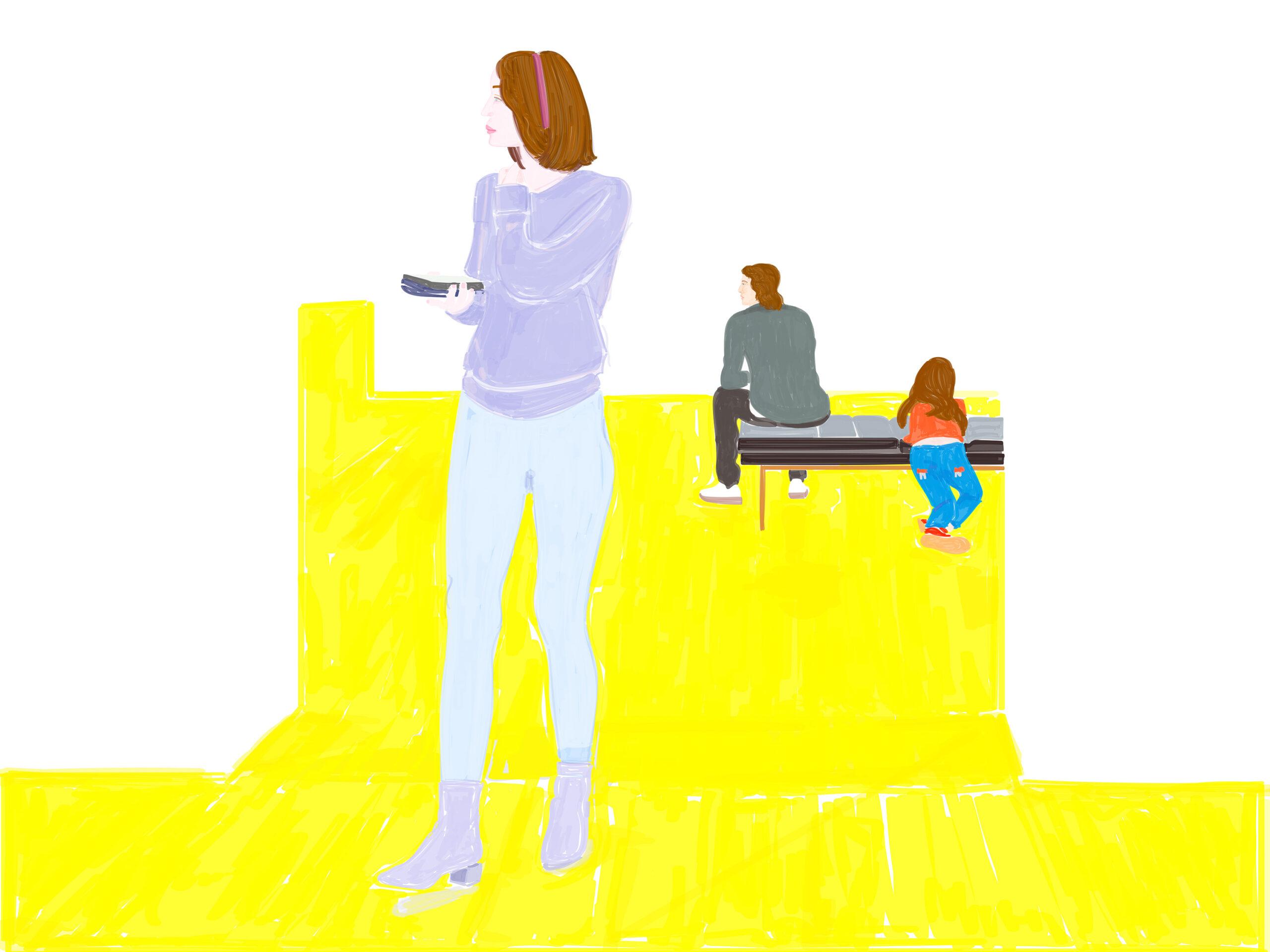 Giovanna visiting Matisse at Moma